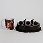 Truffle Cake & Personalised Mug For Mom
