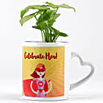 Syngonium Plant In Celebrate Her Mug