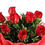 Enigmatic 8 Red Roses Bouquet