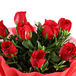 Enigmatic 8 Red Roses Bouquet