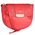 Trendy Red Sling Bag
