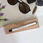 Engraved Pen In Personalised Wooden Box