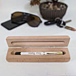 Engraved Pen In Personalised Wooden Box