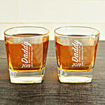 Personalised Whiskey Glasses For Fathers Day