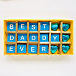 Best Daddy Ever Chocolate Box Combo- 18 Pcs