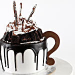 Frosty Mug Designer Black Forest Cake- 1 Kg