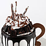 Frosty Mug Designer Black Forest Cake- 1 Kg