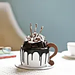 Frosty Mug Designer Chocolate Cake- 2 Kg Eggless