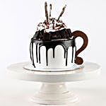 Frosty Mug Designer Chocolate Cake- 1.5 Kg