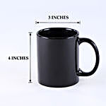 Personalised Black Coffee Mug