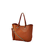 LaFille Swanky Brown Handbag Set