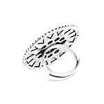 Adjustable Silver Classic Motifs Ring