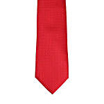 Red Accessory Necktie Set For Men