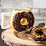 Chocolate Brown Donut Mug