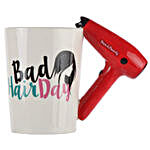 Hair Dryer Handle Bad Hair Day Mug