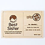 Personalised Best Sister Postcard