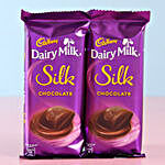 Red Beaded & Dairy Milk Silk Chocolate