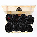Black Shaded Rose Box