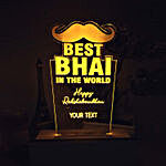 Personalised Night Lamp For Bhai