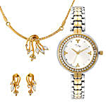 Personalised Watch & Golden Pendant Set