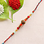 Precious Colorful Beads Rakhi