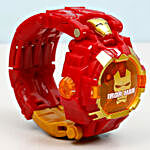 Iron Man Transformer Watch & Rakhi Combo