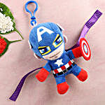 Captain America Rakhi With Free Cadbury Chocolates