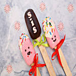 Delectable Set of 3 Cakesicles For Sis