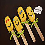 Emoji Special Funny Cakesicles Set of 4
