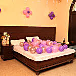 Colorful Balloons Decor Pink Purple & Silver-300
