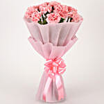 Pretty Pink Carnations Bouquet