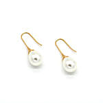 Pearly Gold Earrings
