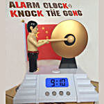 Novelty Knock The Gong Desk Clock