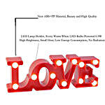 Small 3D Hanging Romantic Love Letters Night Light