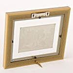Gold Plated Bal Gopal Foil Double Glass Frame- Medium