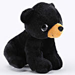 Adorable Black Dog Soft Toy