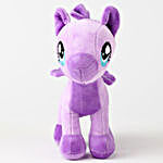 Appealing Purple Pony Soft Toy