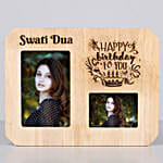 Personalised Birthday Wooden Frame