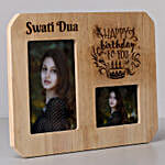 Personalised Birthday Wooden Frame