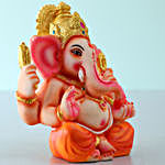 Ganesha With Mukut Idol & Kaju Katli