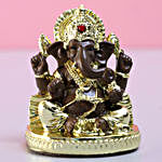Gold Plated Ganesha Idol- Brown
