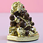 Gold Plated Ganesha Idol- Brown