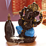 Blue- Lord Ganesha Incense Burner