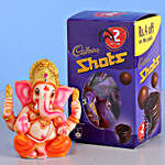 Cadbury Shots & Lord Ganesha Idol