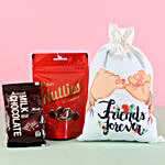Friends Gunny Bag & Chocolates