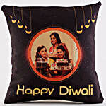 Personalised Diwali LED Cushion