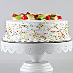 Fresh Fruit Vanilla Cake Half Kg