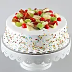 Fresh Fruit Vanilla Cake- Half Kg