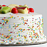 Fresh Fruit Vanilla Cake Half Kg