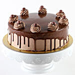 Glazed Chocolate Cream Cake Half Kg